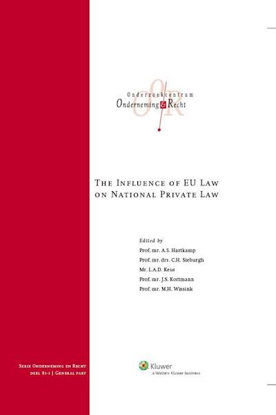The influence of EU law on national private law - (ISBN 9789013124422)
