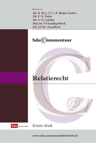 Sdu Commentaar relatierecht - (ISBN 9789012386968)