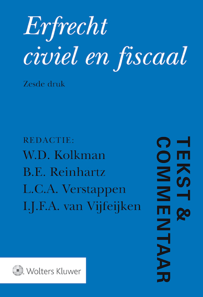 Erfrecht civiel en fiscaal - (ISBN 9789013134643)