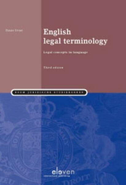 English legal terminology - Helen Gubby (ISBN 9789460943898)