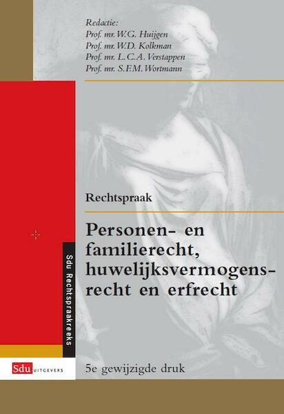 Rechtspraak oersonen- en familierecht - (ISBN 9789012389044)