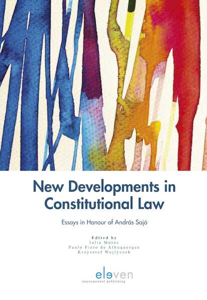 New Developments in Constitutional Law - (ISBN 9789462747135)