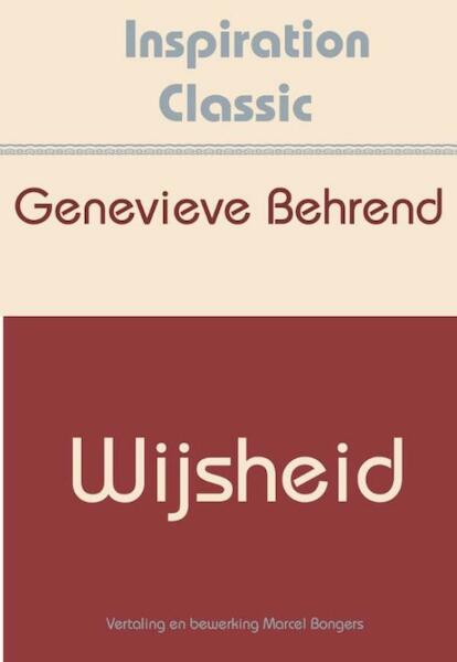 Wijsheid - Genevieve Behrend (ISBN 9789077662533)