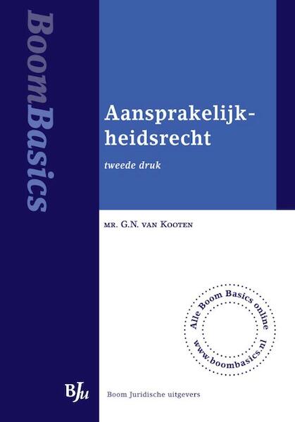 Aansprakelijkheidsrecht - G.N. van Kooten (ISBN 9789460945854)