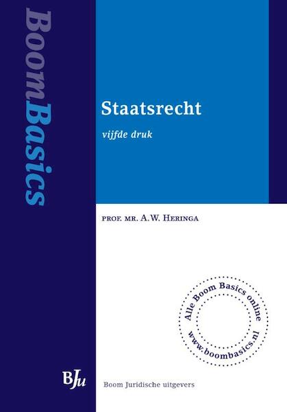 Staatsrecht - A.W. Heringa (ISBN 9789460946509)