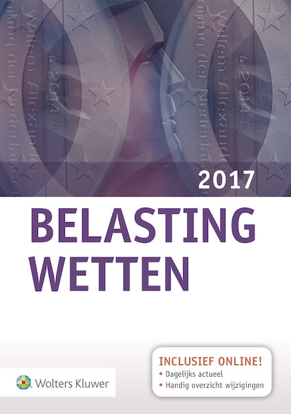 Belastingwetten / 2017 - (ISBN 9789013139013)