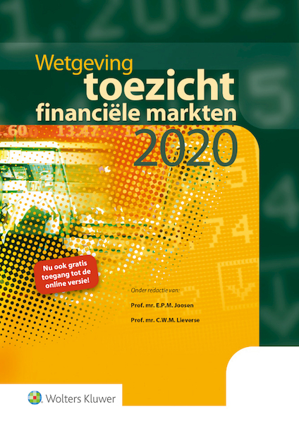 Wetgeving toezicht financiële markten 2020 - (ISBN 9789013157635)