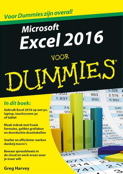 Microsoft Excel 2016 voor Dummies - Greg Harvey (ISBN 9789045352442)