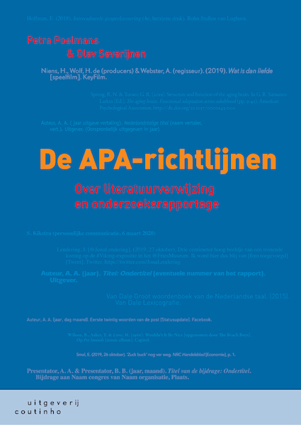 De APA-richtlijnen - Petra Poelmans, Olav Severijnen (ISBN 9789046968932)