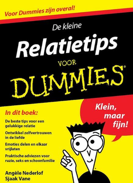 De kleine relatietips voor Dummies - Angèle Nederlof, Sjaak Vane (ISBN 9789045350134)