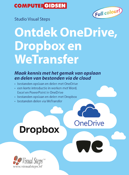 Ontdek OneDrive, Dropbox en WeTransfer - Studio Visual Steps (ISBN 9789059054356)