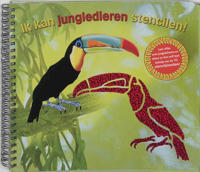Ik kan jungledieren stencilen - (ISBN 9789036619653)