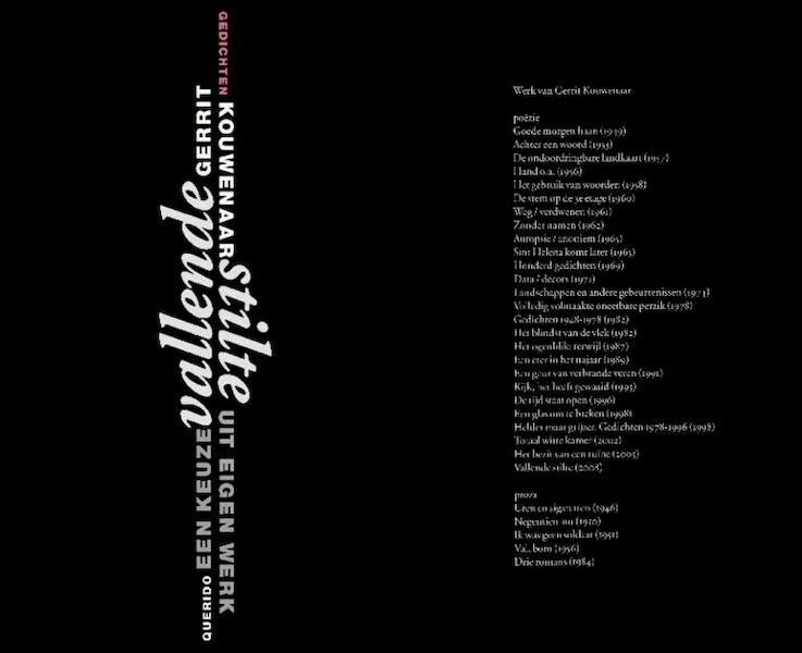 Vallende stilte - Gerrit Kouwenaar (ISBN 9789021451169)